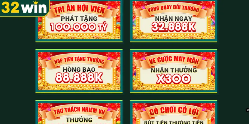 Nhà cái tổ chức nhiều chương trình ưu đãi